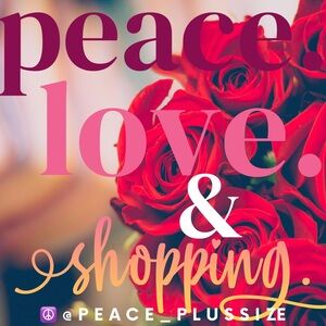 Motto: Peace, Love, & Shopping. ☮️💕🛍️